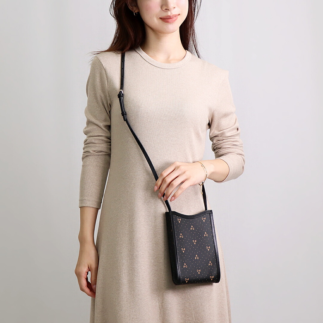 AMI PARIS ウエストバッグ ブラック AMI Alexandre Mattiussi アミパリス バッグ AMI PARIS メンズ ボディ