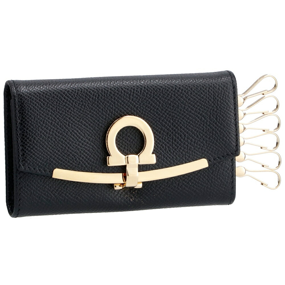 美品 Ferragamo ガンチーニ ターンロック キーケース 7137 42233800.jpg