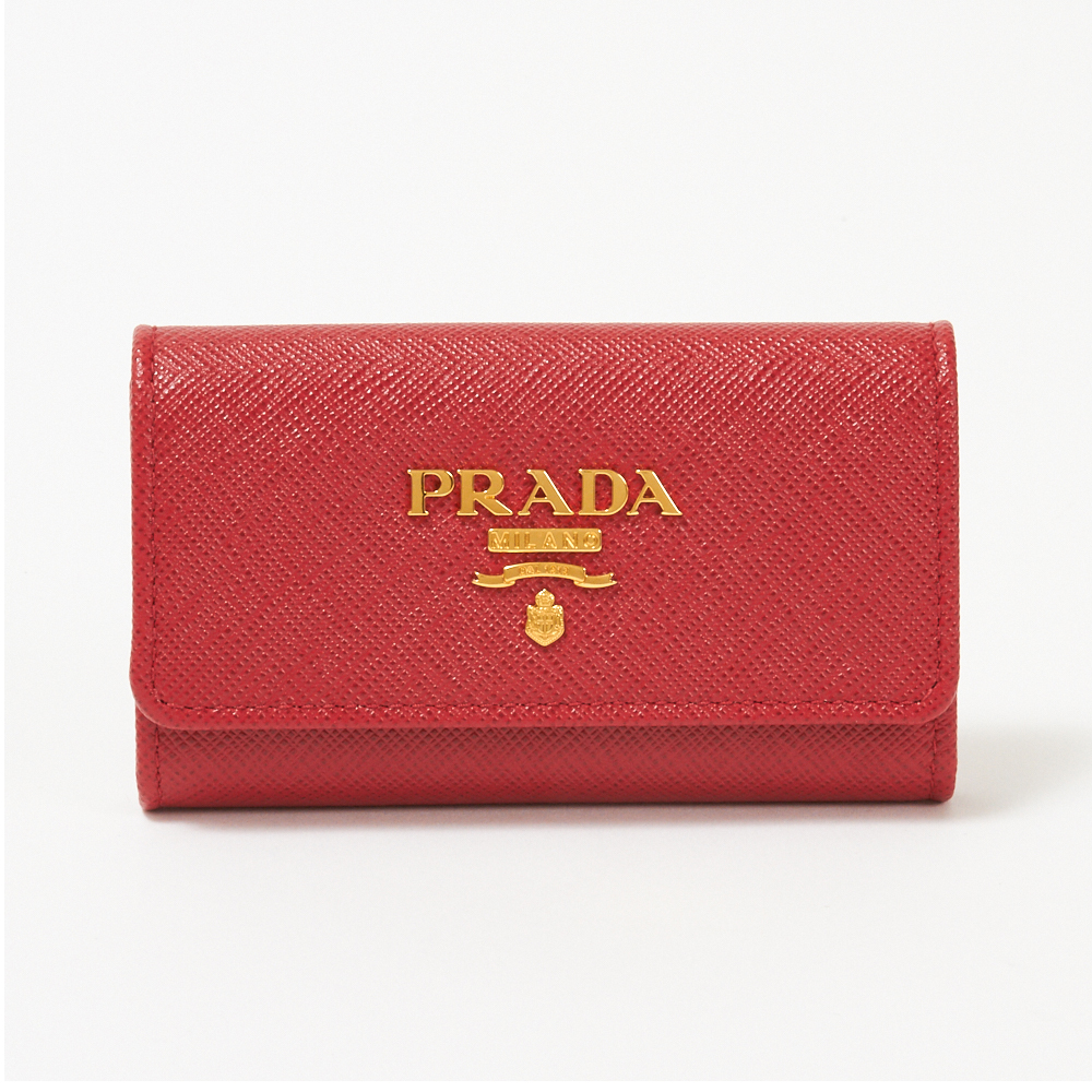 PRADA - 【値下げしました】PRADA キーケース SAFFIANO METAL の+