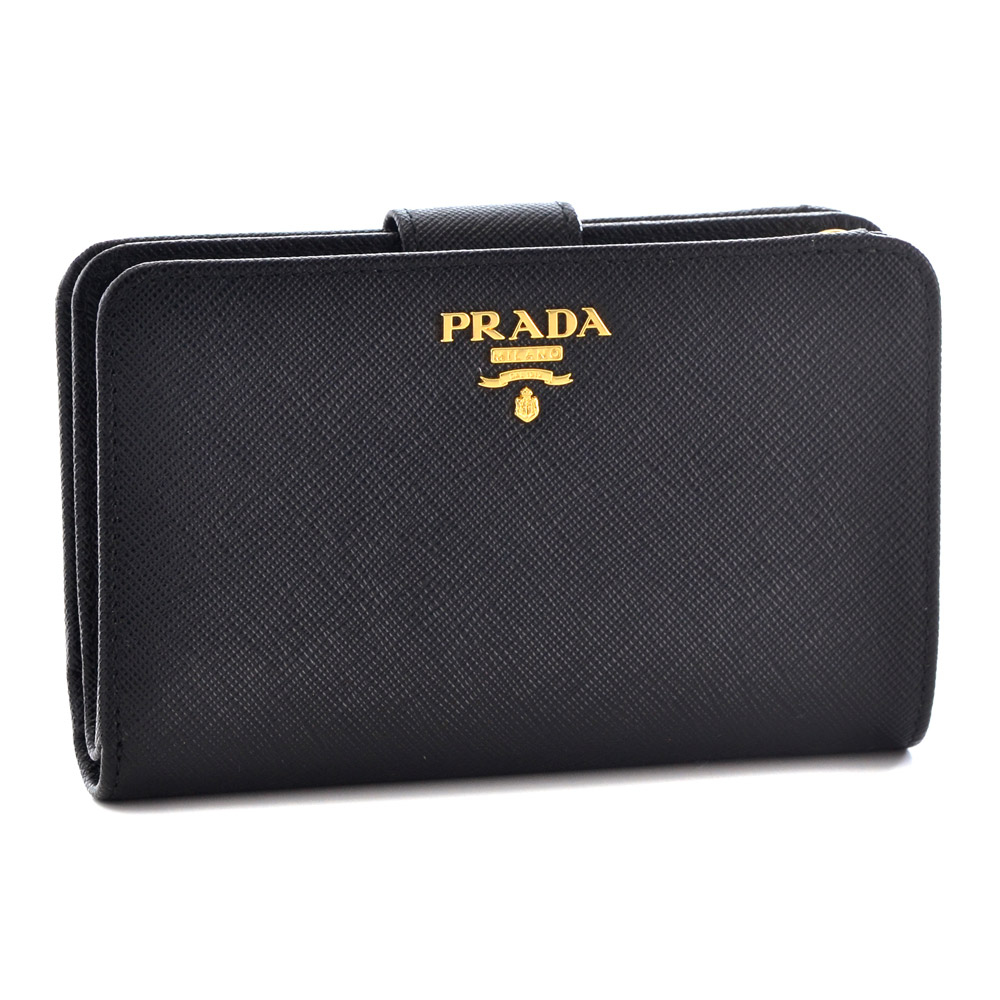 楽天市場】プラダ 財布 折財布 PRADA 1ML225 QWA F0002 NERO