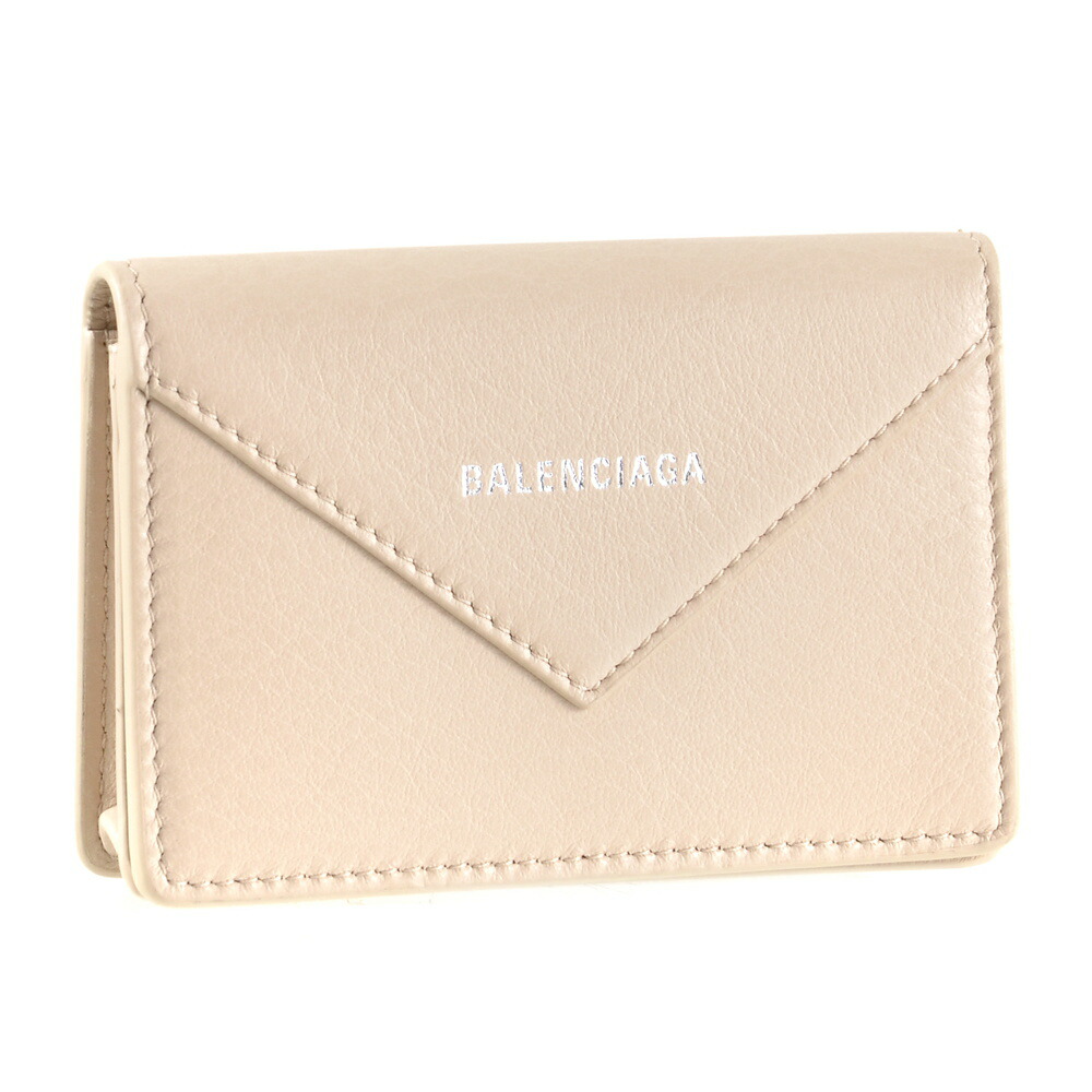 バレンシアガ BALENCIAGA カードケース 【ペーパーシィンカード：PAPIER ZA THIN CARD】 499201 DLQ0N ベージュ系（2730） 【skl】