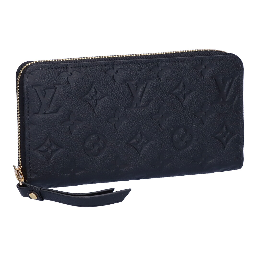 ルイヴィトン　モノグラム　アンプラント　紺　ラウンドジップ　美品 LOUIS VUITTON ほぼ新品 ルイヴィトン モノグラム アンプラント