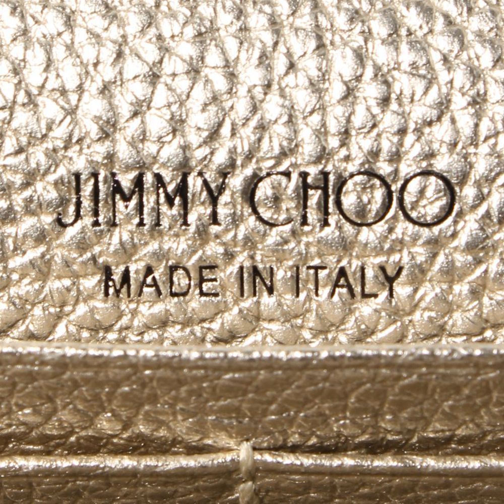 ジミーチュウ 長財布 NINO UUR ゴールド系(LIGHT GOLD MIX) JIMMY CHOO