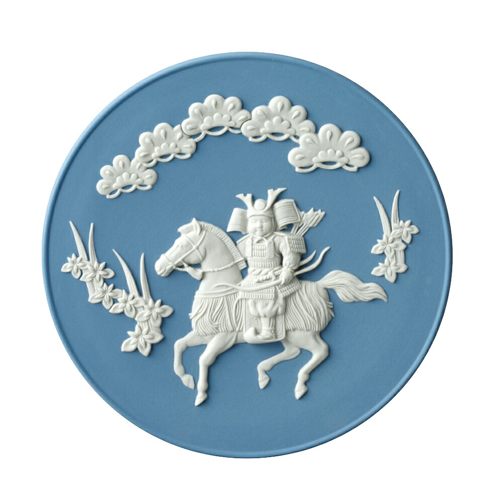 美品 ウェッジウッド ジャスパー 端午の節句 Wedgwood (ウェッジウッド) プレート ジャスパー 端午の節句