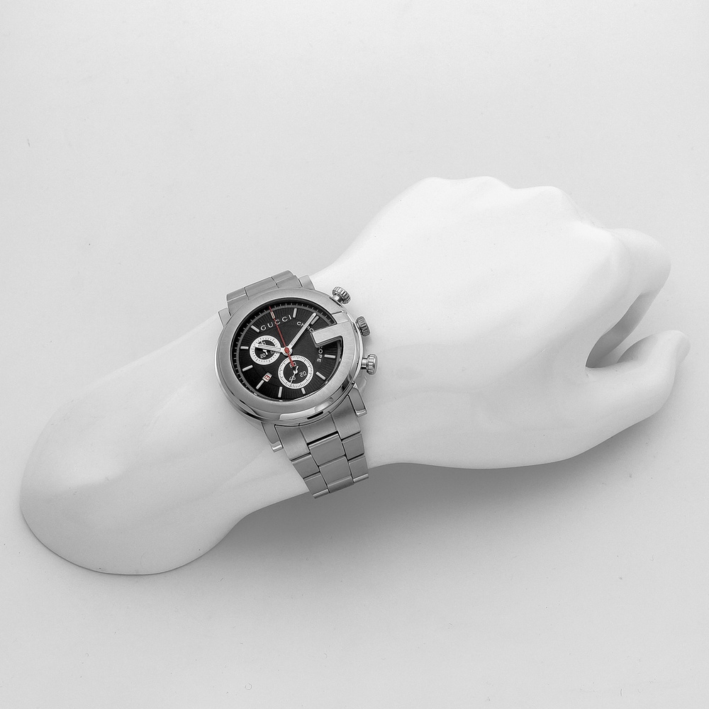 【楽天市場】グッチ GUCCI 腕時計 メンズ 時計 【Gクロノ】 YA101309 ブラック 【wcm】：エクセル ブランドショッピング