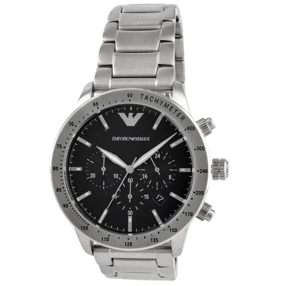 【楽天市場】エンポリオアルマーニ 腕時計 メンズウォッチ AR11241 BLACK/SILVER EMPORIO ARMANI 【wcm