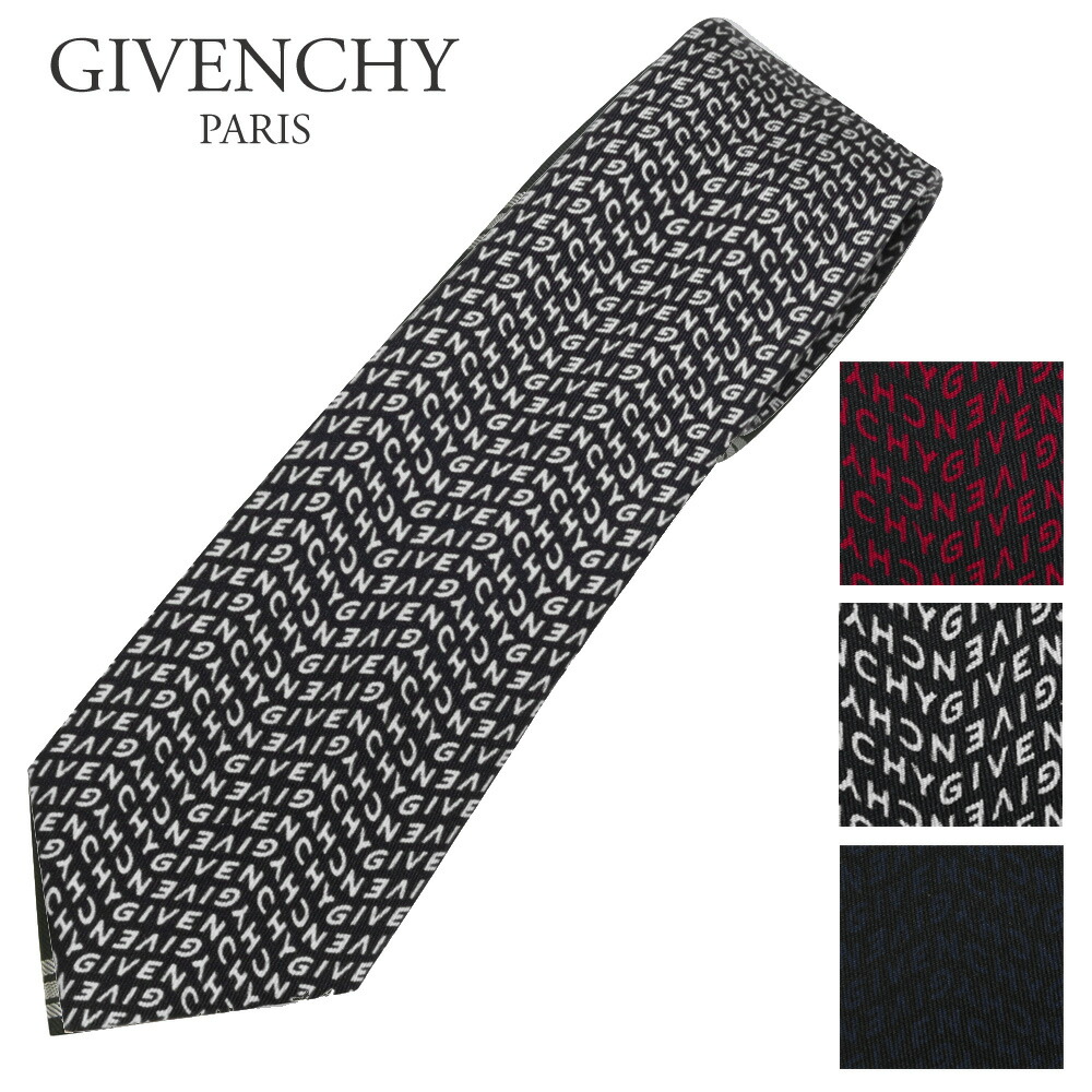 楽天市場】ジバンシー ネクタイ GIVENCHY GIV98 ブラック/パール