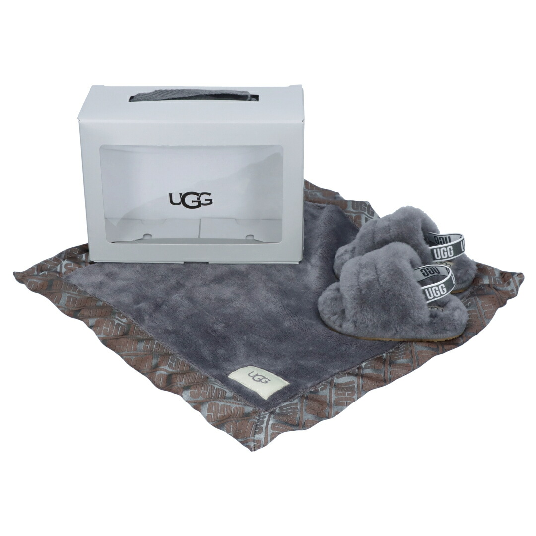 【楽天市場】アグ UGG ベビー シューズ・ブランケットセット 1124941I CHARCOAL：テザーレブランドショップ