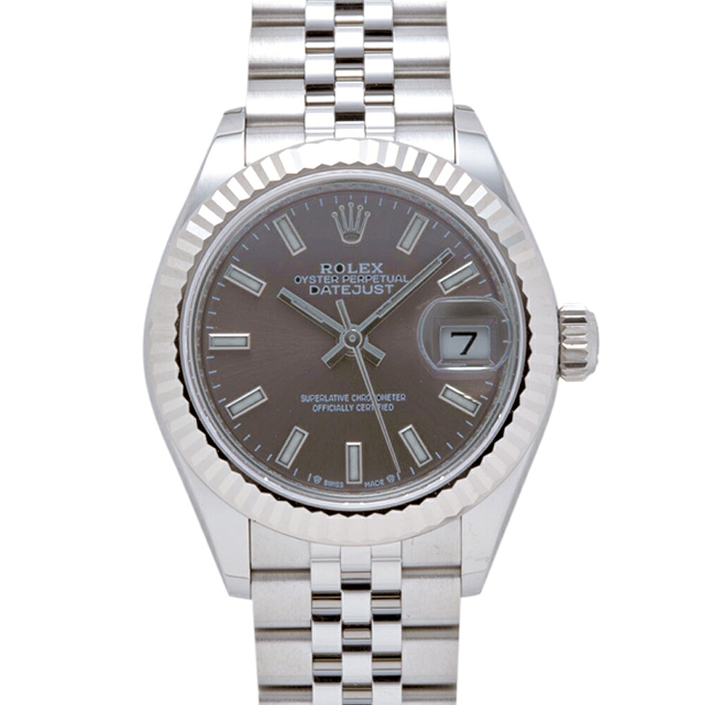 【予約会対象品】 ロレックス ROLEX 時計 レディースウォッチ デイトジャスト 28 279174 ダークグレー文字盤 【お取り寄せ】｜テザーレブランドショップ