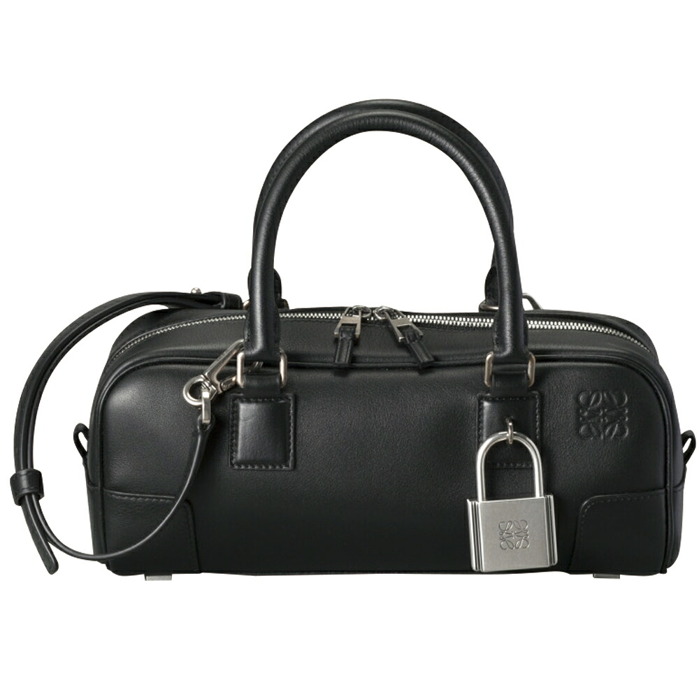 【予約会対象品】 ロエベ LOEWE ショルダーバッグ アマソナ23 クロップド バッグ（シャイニーカーフ） A039N23X07 1100 ブラック 【お取り寄せ】｜テザーレブランドショップ