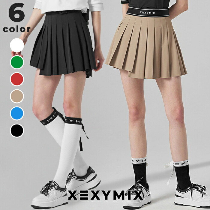 ゼクシィミックス xexymix ゴルフ ウェア レディース ゴルフウェア レディース GOLF スカート ボトムス ゴルファー ゴルフ女子 韓国 ゴルフ おしゃれ ゴルフ かわいい ゴルフ ブランド ゼクシーミックス XGFSK02H2画像