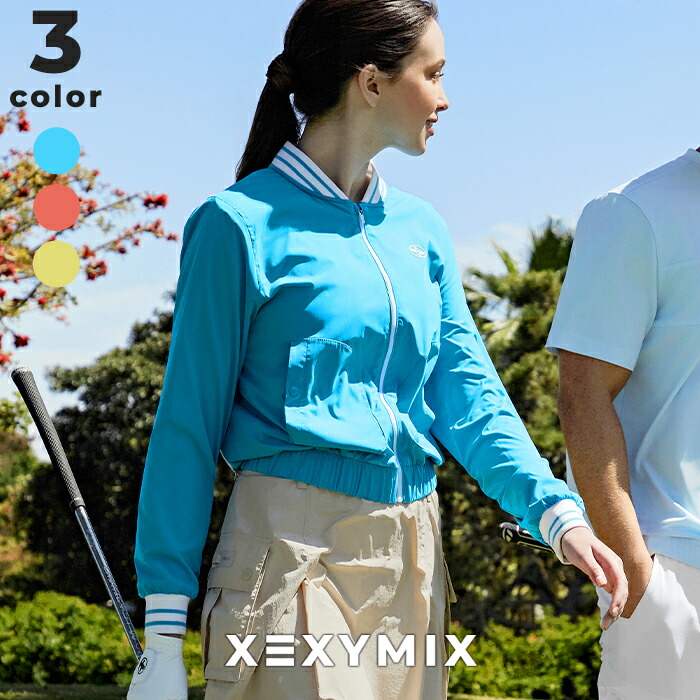 ゼクシィミックス xexymix ゴルフ ウェア レディース ゴルフウェア レディース GOLF ブルゾン ウィンドブレーカー トップス ゴルファー ゴルフ女子 韓国 ゴルフ おしゃれ ゴルフ かわいい ゴルフ ブランド ゼクシーミックス xgfjk02j1|XEXYMIX Online Shop 店