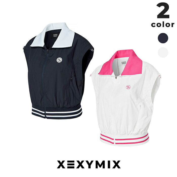 【OUTLET】ゼクシィミックス xexymix ゴルフ ウェア レディース ゴルフウェア レディース GOLF ベスト トップス ゴルファー ゴルフ女子 韓国 ゴルフ おしゃれ ゴルフ かわいい ゴルフ ブランド ゼクシーミックス xgfvt01j1【20】｜XEXYMIX Online Shop 店