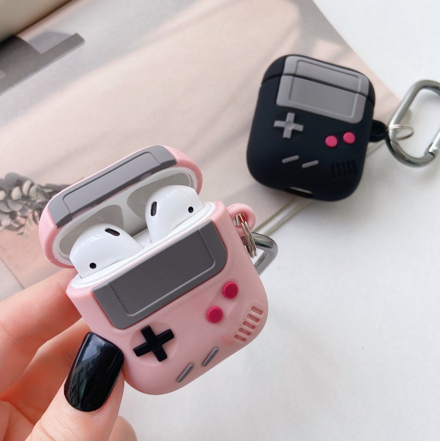 ☆安心の定価販売☆】 レトロ 8bit 携帯ゲーム機型 ケース airpods egn