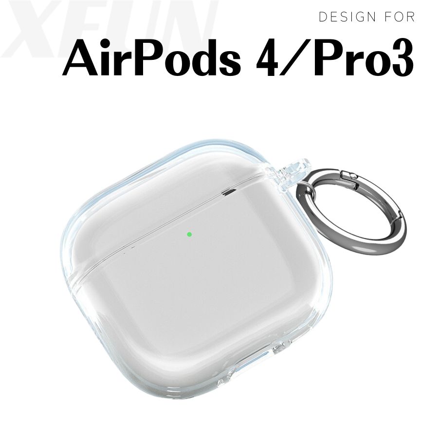 楽天市場】AirPods 第4世代 ケース カバー クリア 透明 カラビナ