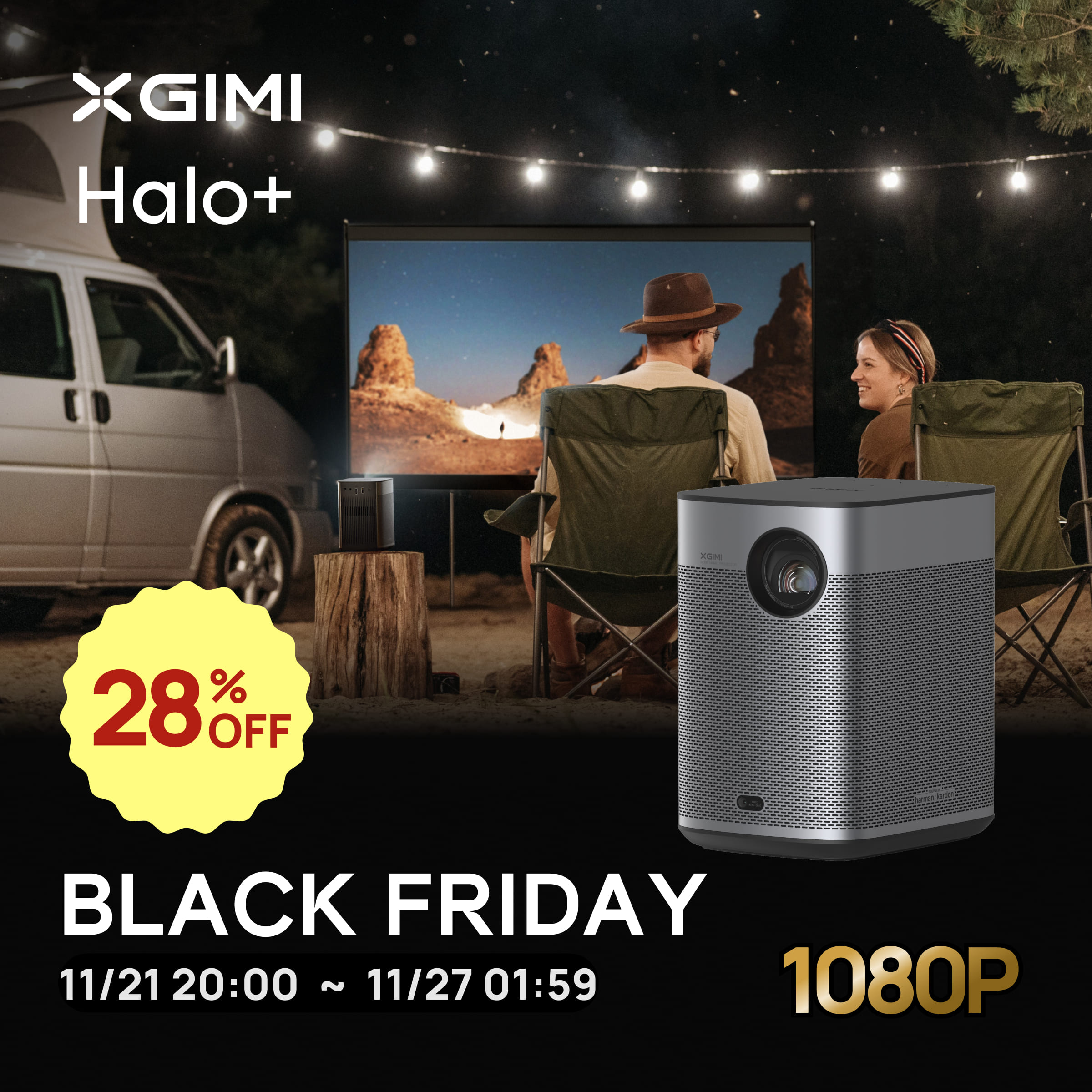 楽天市場】＼ブラックフライデー11/21 20:00～／XGIMI Halo+ モバイルプロジェクター フルHD 1080p Android TV  10.0搭載 【Harman Kardonスピーカー / オートフォーカス / 自動台形補正 / bluetooth対応 / HDR10 / 低遅延  】 : XGIMI-STORE