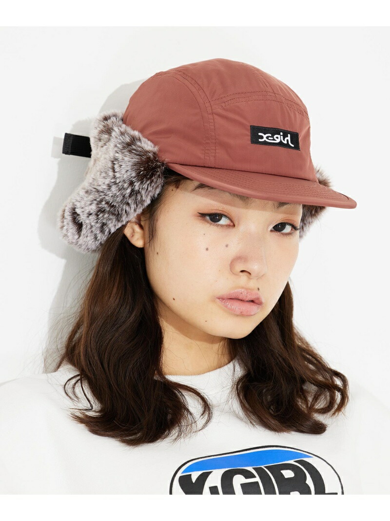 【楽天市場】DOG EAR JET CAP キャップ X-girl X-girl エックスガール 帽子 キャップ グレー ブラウン【送料無料