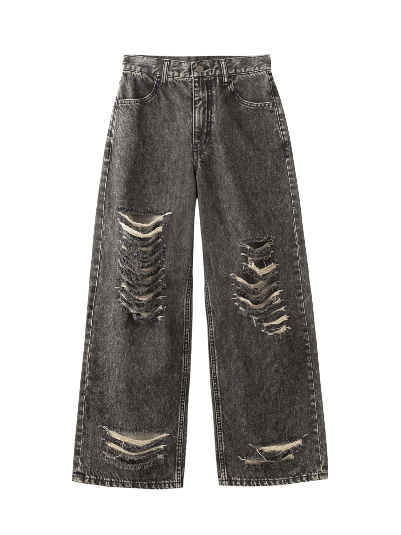 xgirl WIDE TAPERED OVERALL オーバーオール　サロペット X-girl（エックスガール）の「WIDE TAPERED OVERALL（サロペット