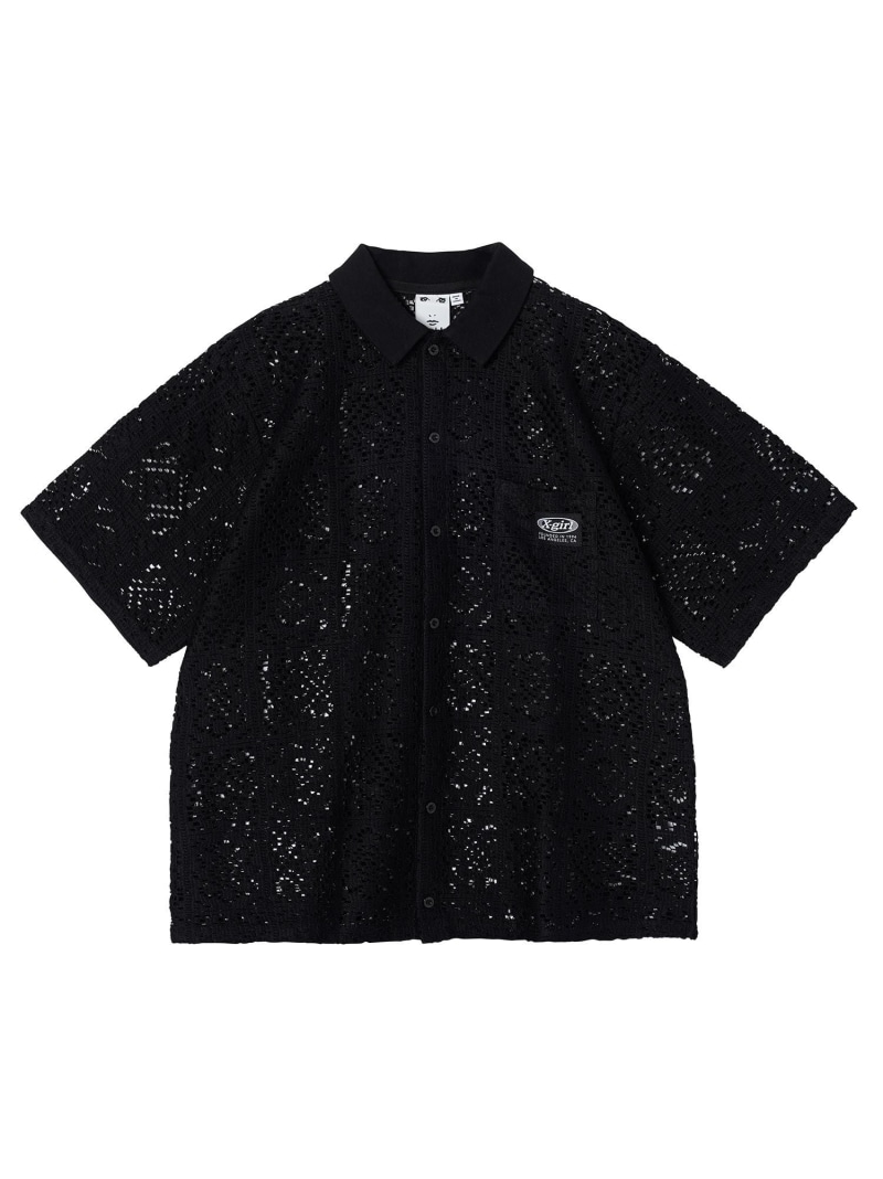 【楽天市場】【SALE／50%OFF】CROCHET SHIRT トップス X-girl X-girl エックスガール トップス シャツ