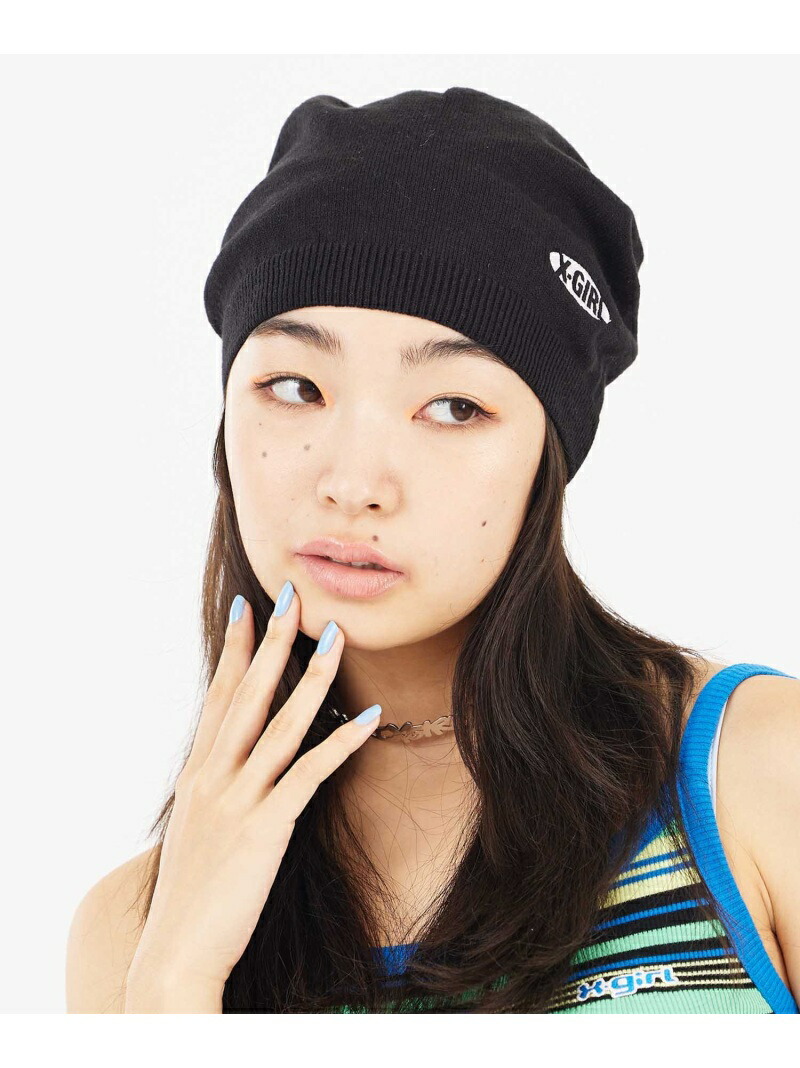 【楽天市場】【SALE／50%OFF】LOOSE KNIT CAP ビーニー X-girl X-girl エックスガール 帽子 ニット帽・ビー