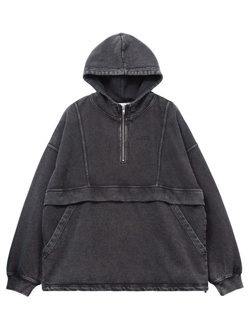 【SALE／30%OFF】FADED SWEAT ANORAK PARKA X-girl エックス御嬢さん トップス スウェット・トレーナー 米国海軍 カーキ緑であること 黒いこと【RBA_E】【貨物輸送無料】[ Fashion] スウェット・トレーナー-レディースファッション-トップス