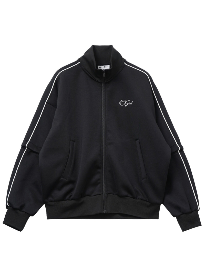 楽天市場】FAUX LEATHER OVERSIZED JACKET レジャージャケット X