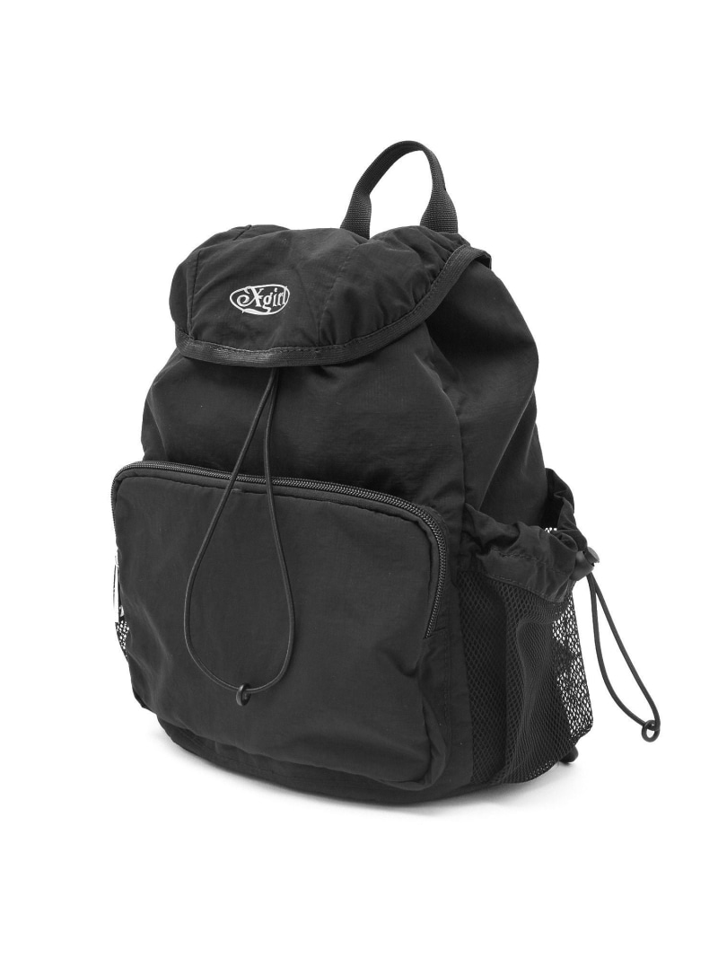 LIGHTWEIGHT 2WAY MINI DAYPACK X-girl エックス御嬢さん 御徒面子 余分の物の御徒面子 青色 黒いこと【貨物輸送無料】[ Fashion] その他-バッグ-レディースバッグ