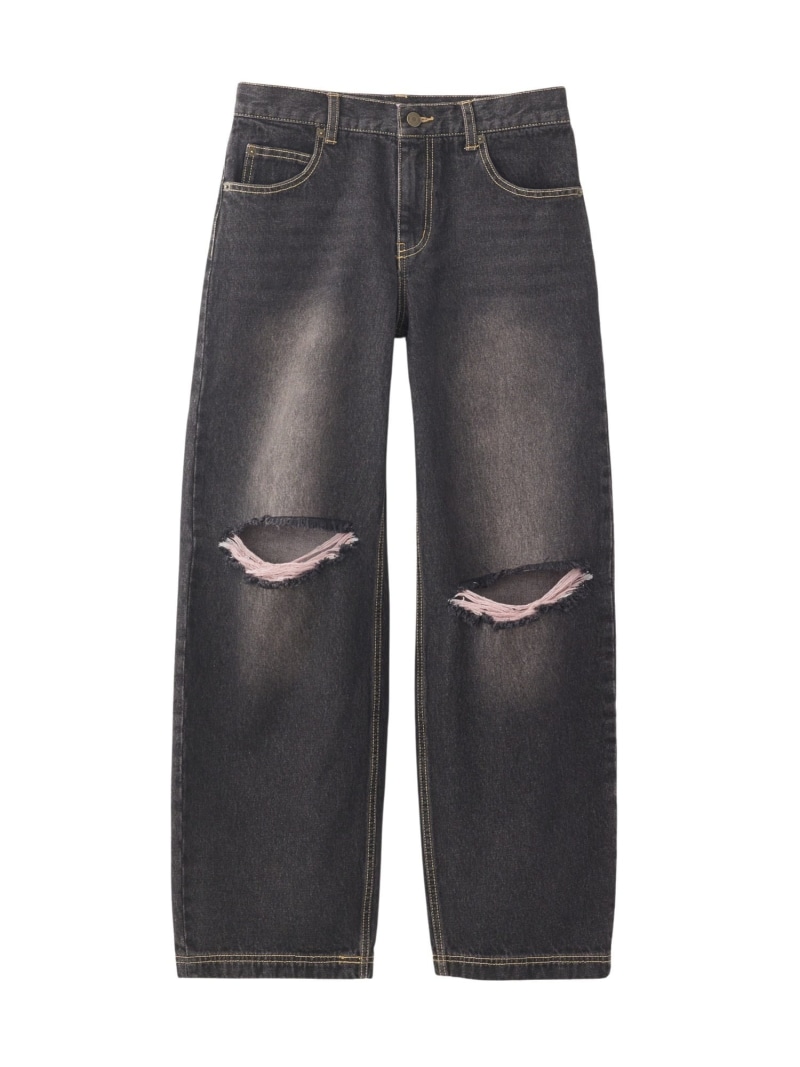 xgirl WIDE TAPERED OVERALL オーバーオール　サロペット X-girl（エックスガール）の「WIDE TAPERED OVERALL（サロペット