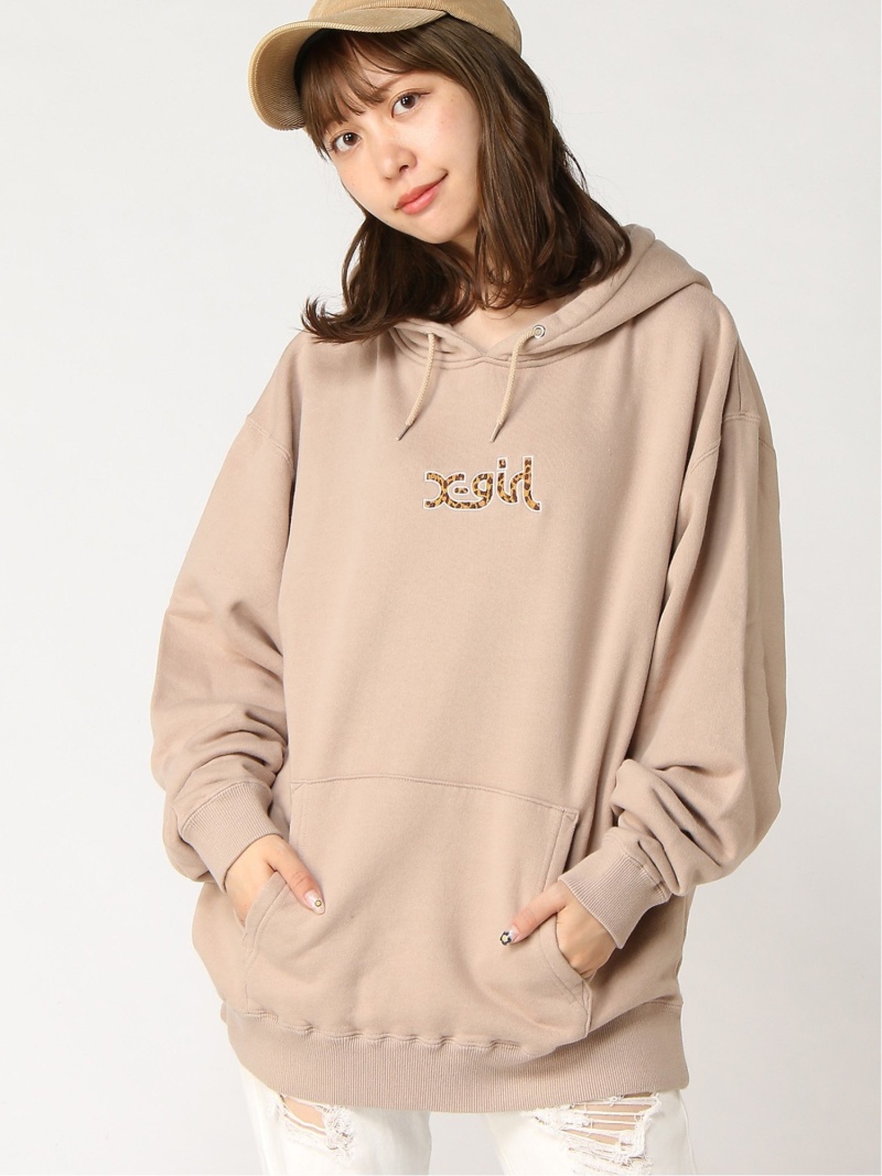 楽天市場 Rakuten Fashion Patched Sweat Hoodie X Girl エックス