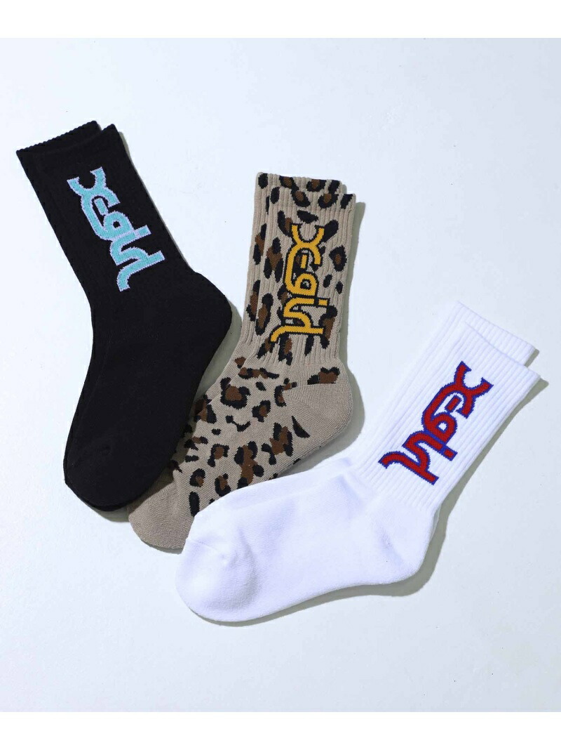 Mills Logo エックスガール Rib ファッショングッズ X Girl Socks