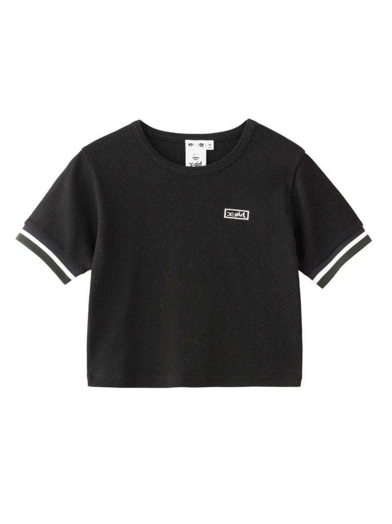 楽天市場】CHENILLE EMBROIDERED LOGO MARK BABY TEE X-girl