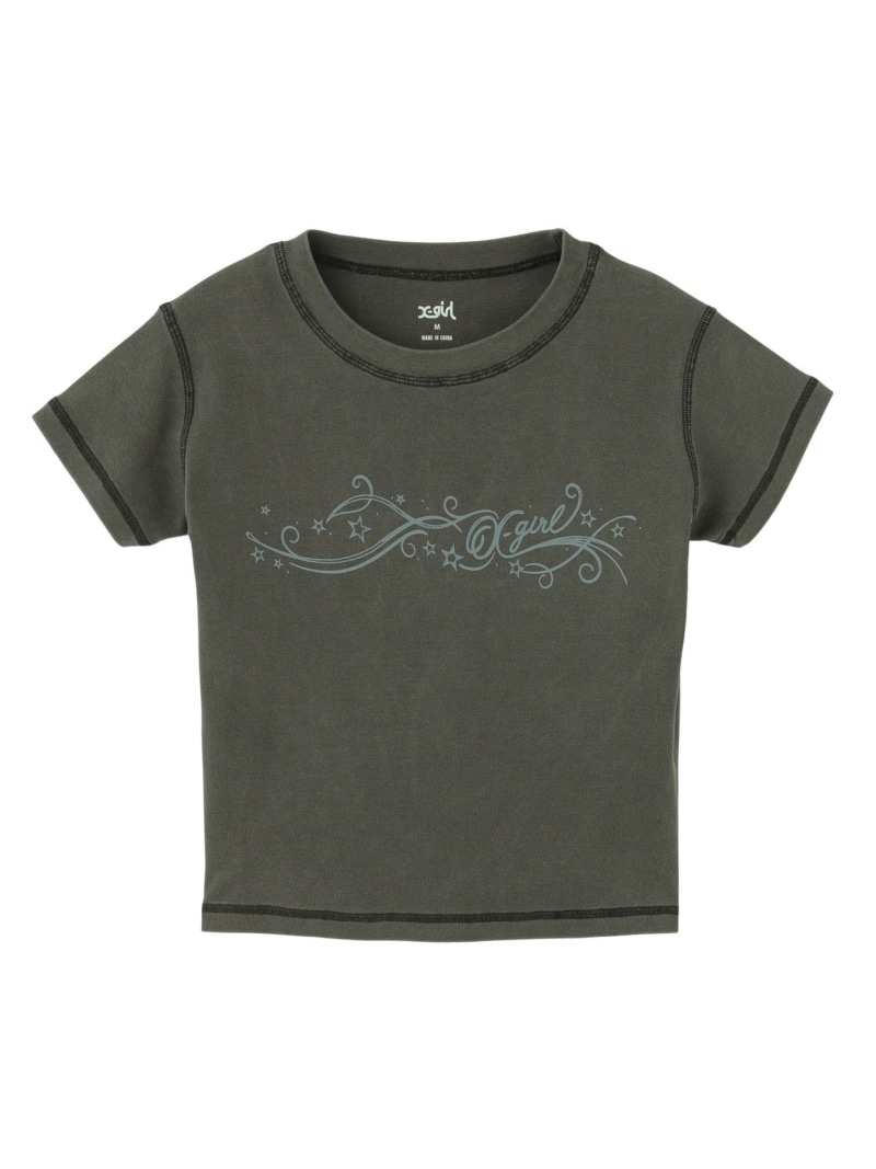 売切れ前に X-girl STRAWBERRY S/S BABY TEE インパクト大 売切れ前に X-girl STRAWBERRY S/S BABY TEE インパクト大 (X