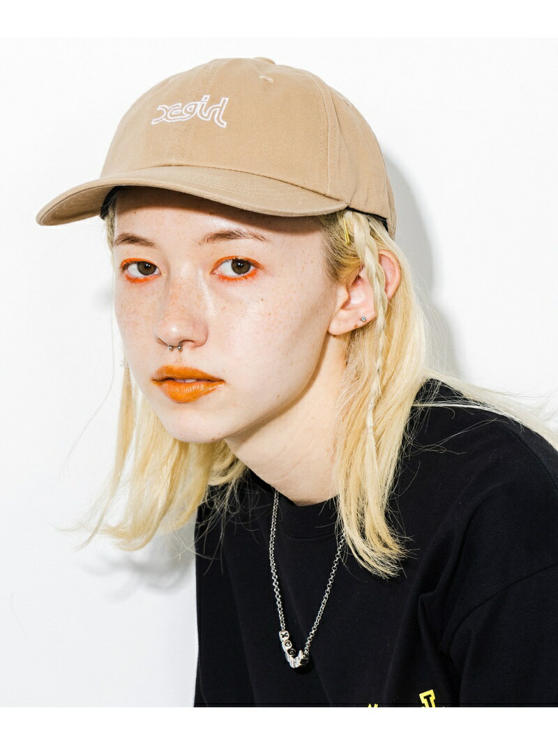 楽天市場 Outline Mills Logo Cap X Girl エックスガール 帽子 ヘア小物 キャップ ベージュ ブラック パープル 先行予約 Rakuten Fashion X Girl エックスガール