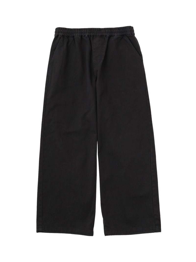 FACE LABEL LOOSE FIT EASY PANTS X-girl エックスガール パンツ その他のパンツ ブラック ピンク ベージュ【送料無料】[ Fashion]