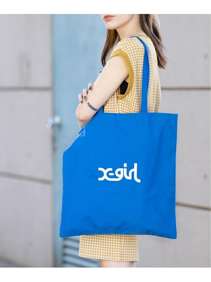 Mills Logo トートバッグ エックスガール X Girl Tote Bag