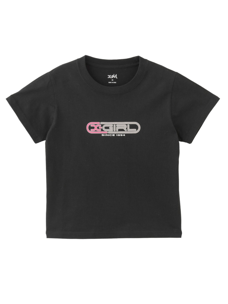 楽天市場】LEOPARD OVAL LOGO S/S BABY TEE 【X-girl】 X-girl