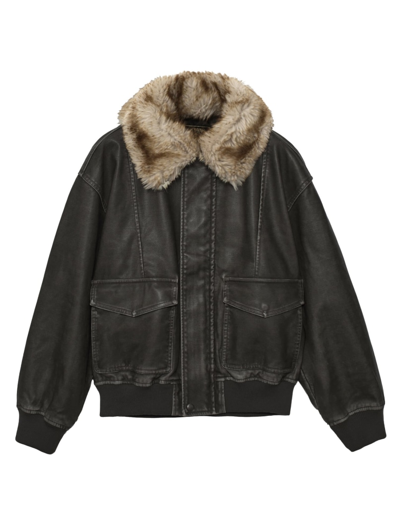 楽天市場】FAUX LEATHER OVERSIZED JACKET レジャージャケット X-girl