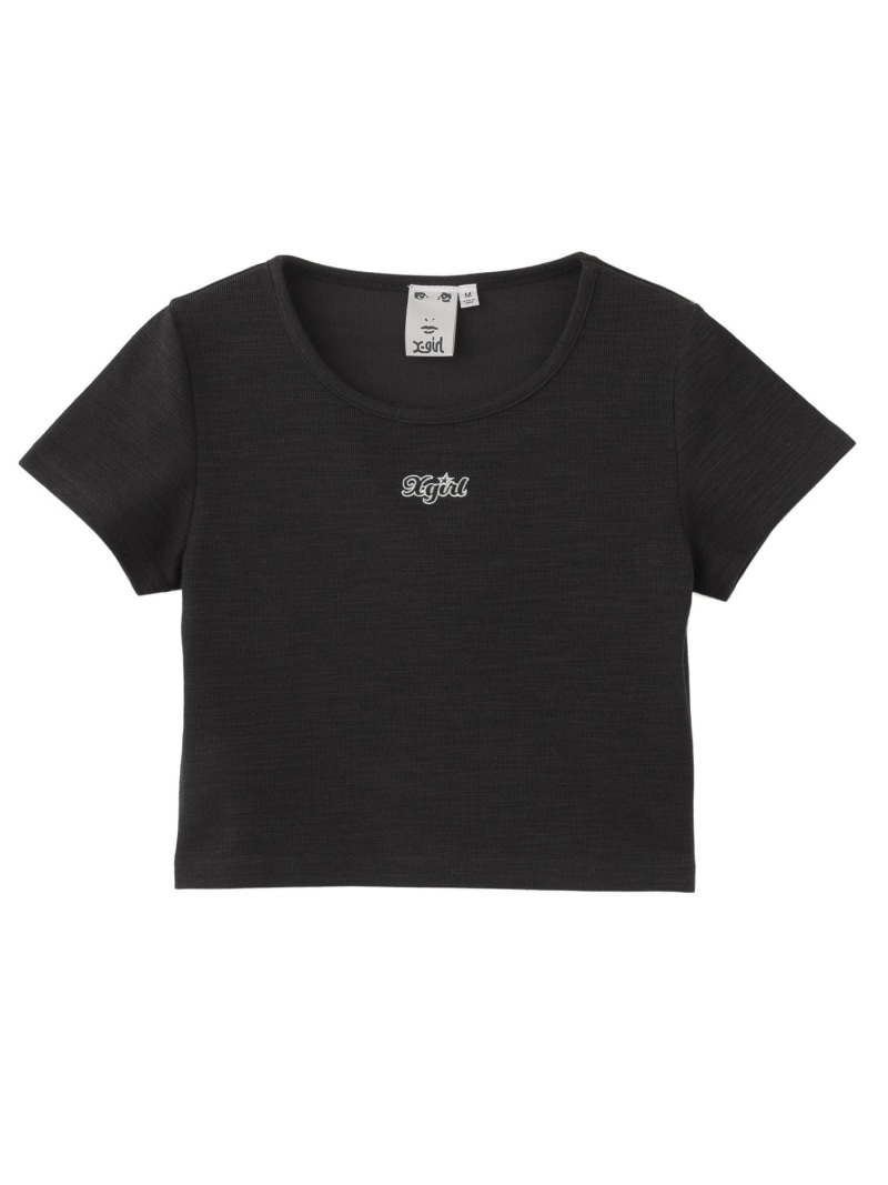 楽天市場】CHENILLE EMBROIDERED LOGO MARK BABY TEE X-girl