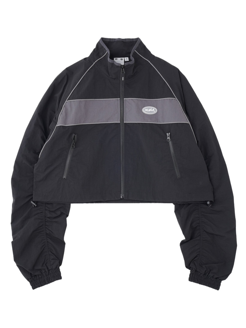 楽天市場】FAUX LEATHER OVERSIZED JACKET レジャージャケット X-girl