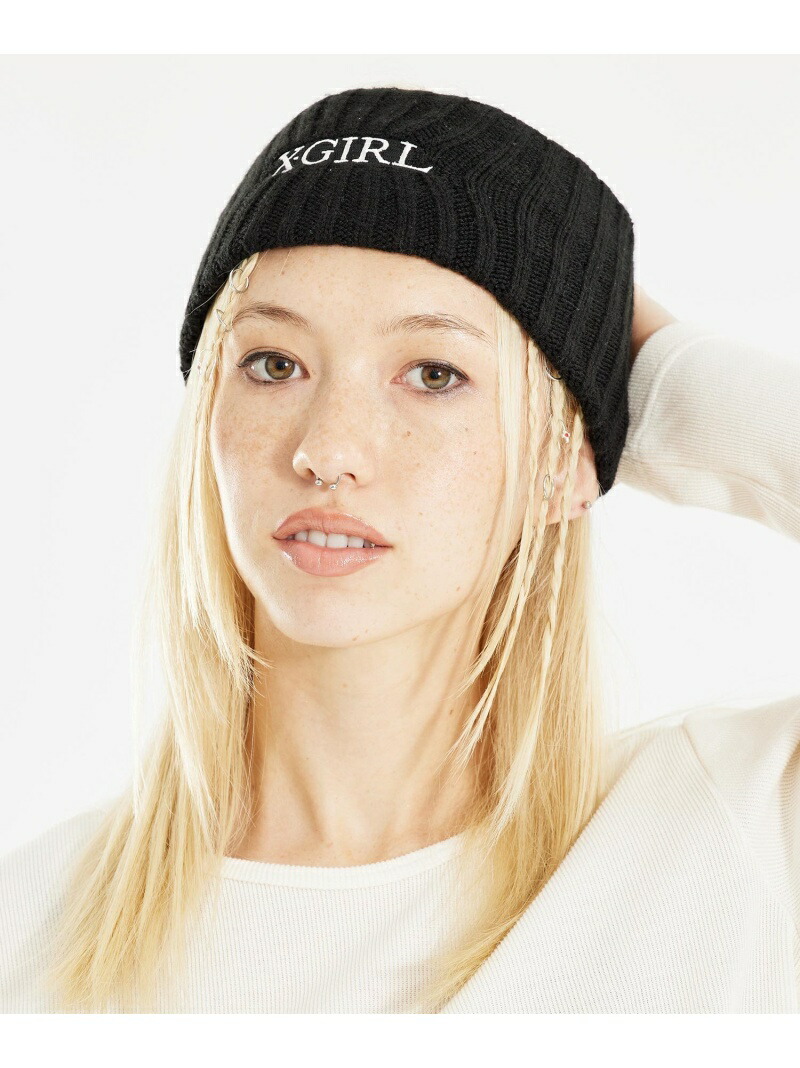 【楽天市場】KNIT HEAD BAND ヘッドバンド X-girl X-girl エックスガール ヘアアクセサリー カチューシャ・ヘアバンド
