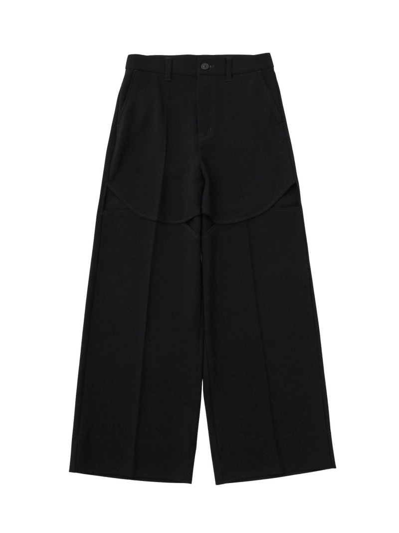 CURVED CUT PANELED PANTS X-girl エックスガール パンツ その他のパンツ ブラック【送料無料】[ Fashion]