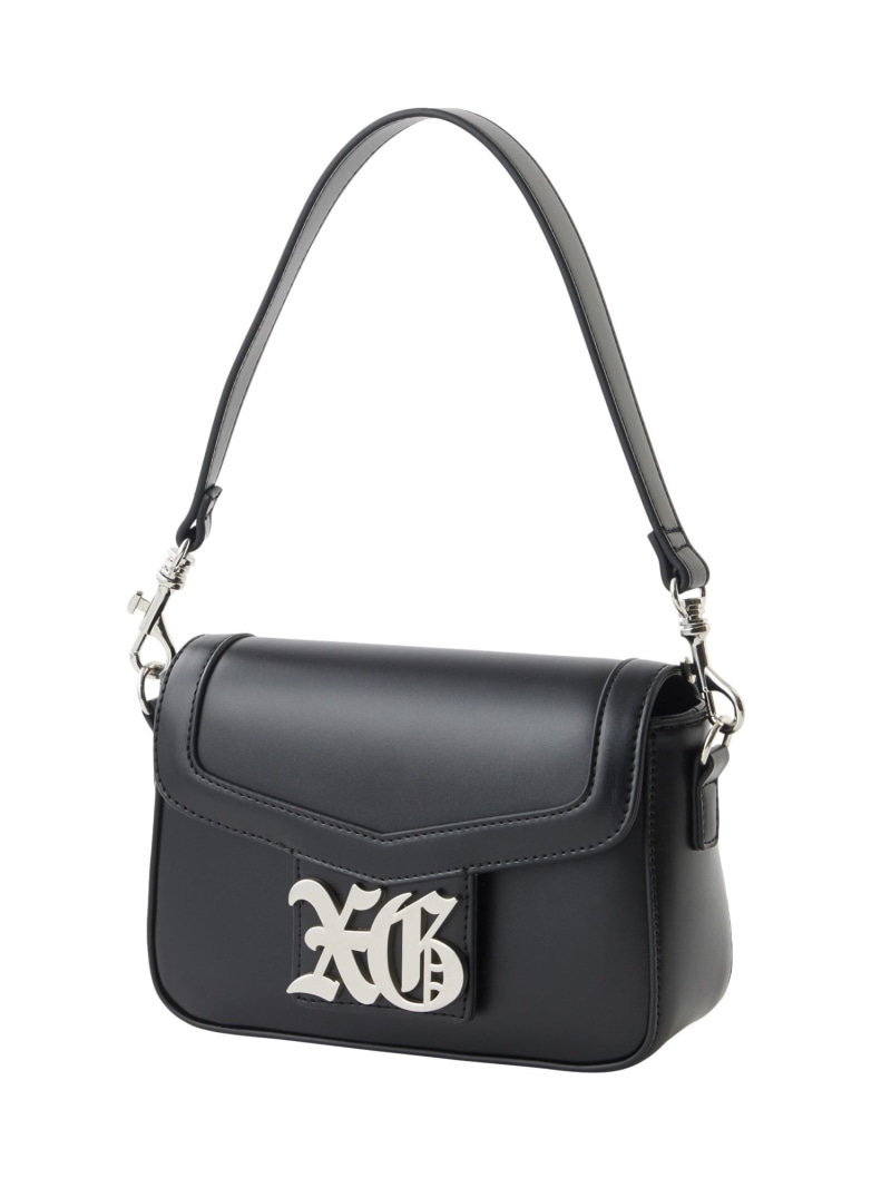 限定☆  ロゴ 2Way ハンドバック ブルーエロゴハンドル付き2WAYショルダー バッグ BAG トート