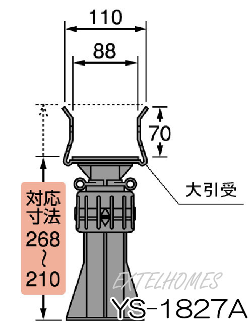 保証書付 建築資材床材床束基礎工事ガーデンテーブル工作床束ys 17a箱売り30本セット販売です サイズは画像参照 ガーデン資材はエクステルホームズ