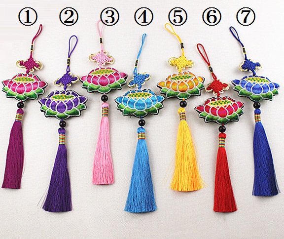 楽天市場 香り袋 蓮の花 刺繍飾り インテリアストラップ 虫よけ 魔除け 端午の節 車飾り 中国民族風匂い袋 中国の本屋