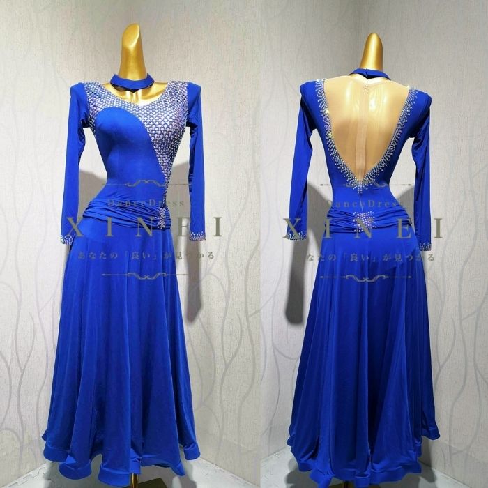 楽天市場】【すぐ届く！】社交ダンスドレス ダンス衣装 発表会