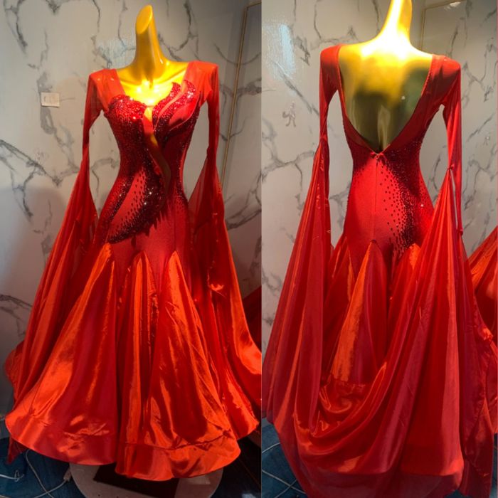 楽天市場】【受注生産・セミオーダー】社交ダンス ドレス ダンスドレス