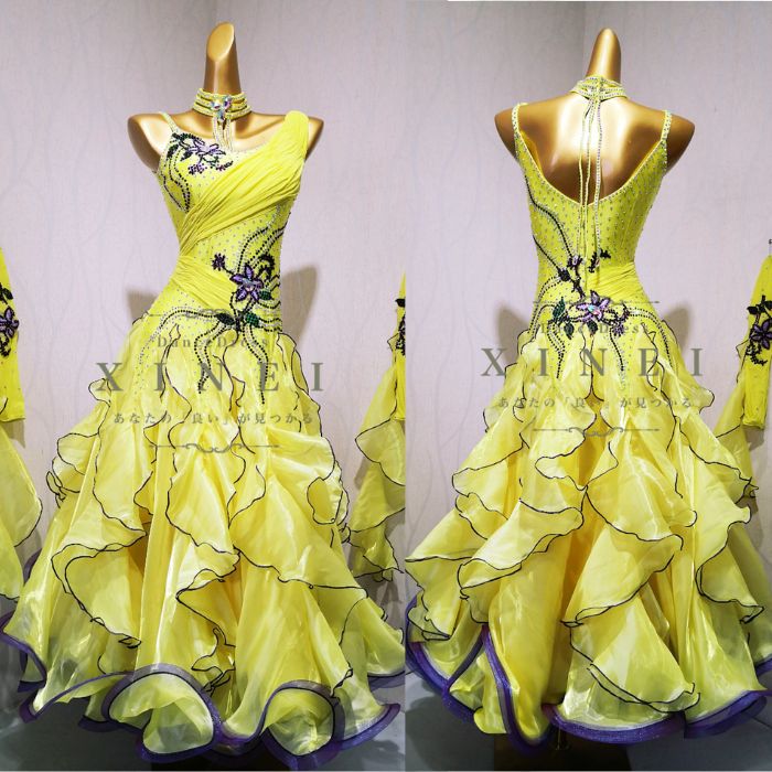 楽天市場】【受注生産・セミオーダー】社交ダンス ドレス ダンスドレス