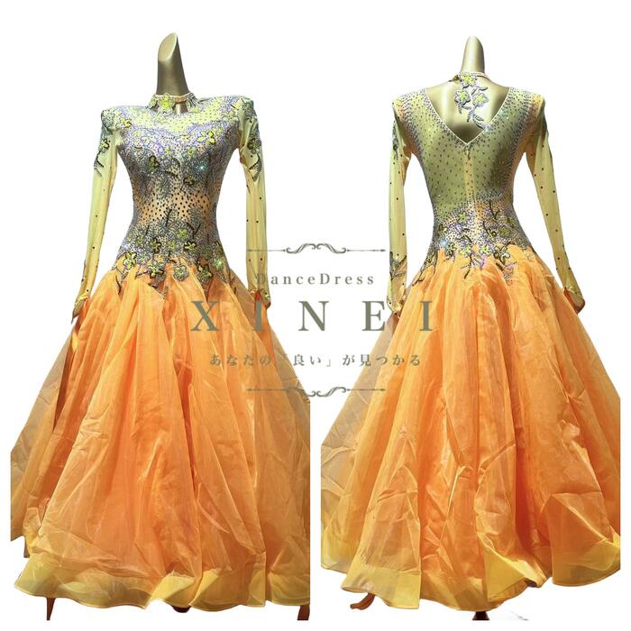 楽天市場】【受注生産・セミオーダー】社交ダンス ドレス ダンスドレス