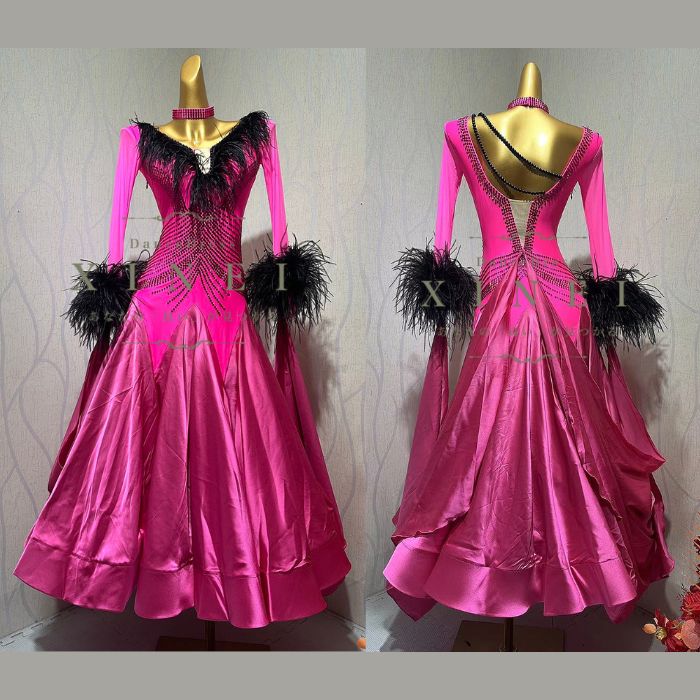 楽天市場】【受注生産・セミオーダー】社交ダンス ドレス ダンスドレス