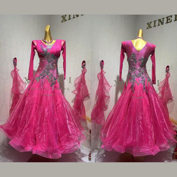 楽天市場】【受注生産・セミオーダー】社交ダンス ドレス ダンス